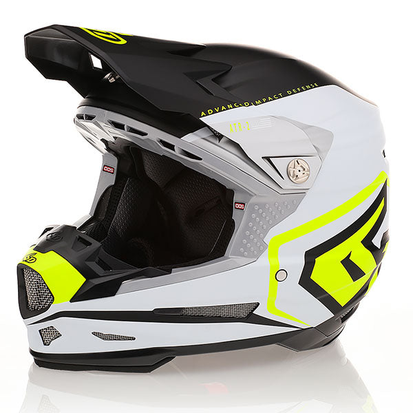 6D helmet product view — with ODS impact management for angular and linear energy, ventilated and lightweight, SKU 12-3434.
