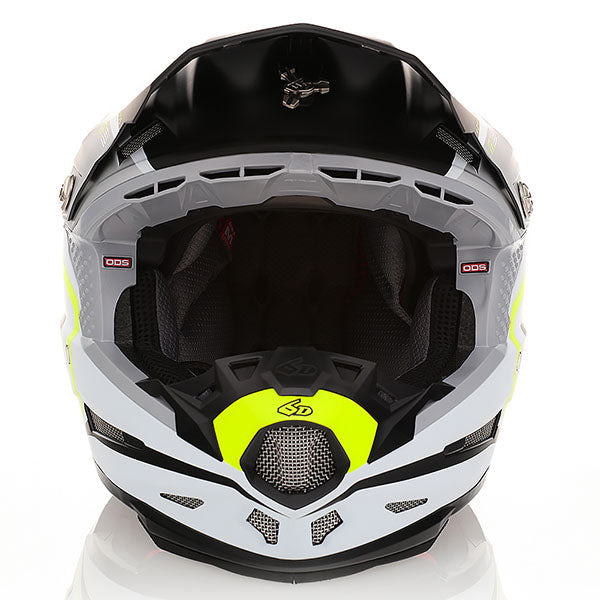 6D helmet product view — with ODS impact management for angular and linear energy, ventilated and lightweight, SKU 12-3436.