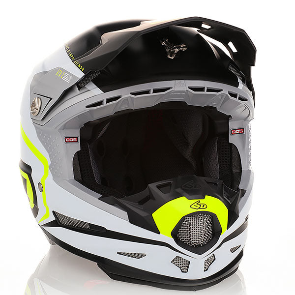 6D helmet product view — with ODS impact management for angular and linear energy, ventilated and lightweight, SKU 12-3438.