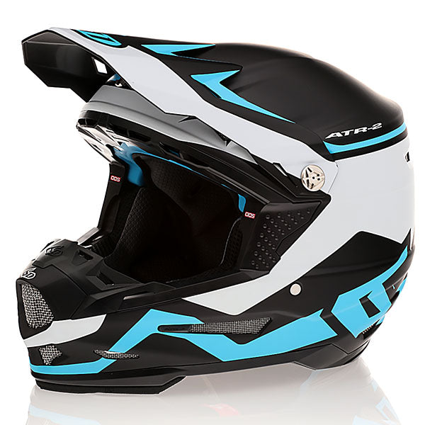 6D helmet cyan product view — with ODS impact management for angular and linear energy, ventilated and lightweight, SKU 12-2759.