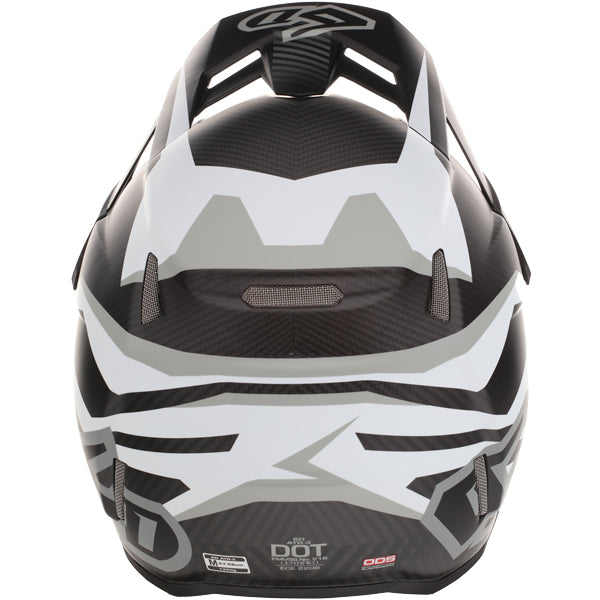 Image of 6D, ATR-3 Rival Helmet, SKU 13-06, Colors: Gloss Cyan, Matte White, Gloss Red, Gloss Gold, Sizes: XS to 2X, Available at BTO Sports, front view, highlighting helmet profile, visor area, and surface finish