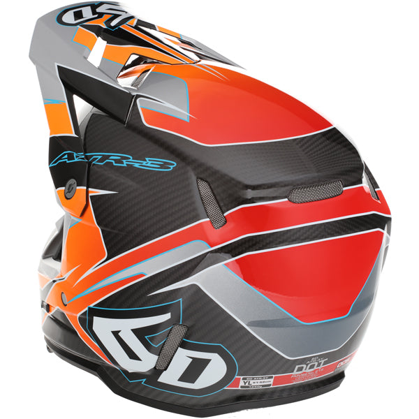 Image of 6D, ATR-3Y Reflex Helmet (Youth), SKU 16-04, Colors: Gloss Neon Orange, Gloss Purple, Gloss Neon Yellow, Sizes: Y-SM to Y-XL, Available at BTO Sports, front view, highlighting helmet profile, visor area, and surface finish