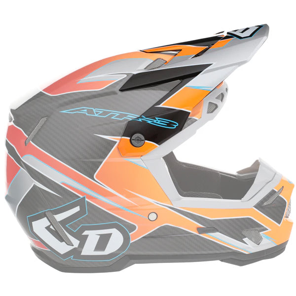Crisp studio image on a white background of 6D - ATR-3 Reflex Visor (Youth); showing overall shape and visible design details; SKU 72-45