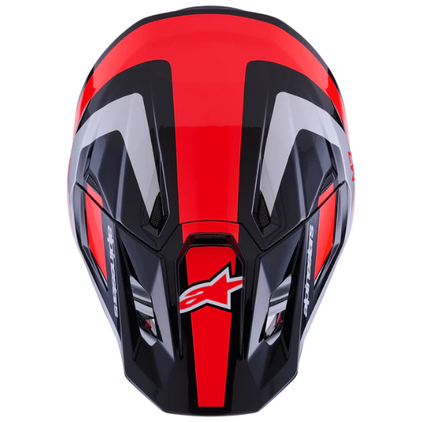 8301626-1564-XS, Alpinestars, S-M7 Rise Helmet, Black/Silver/Red Fluo Glossy, Black/Yellow/Pink Glossy, Blue/White Glossy, Sizes XS, SM, MD, LG, XL product photo