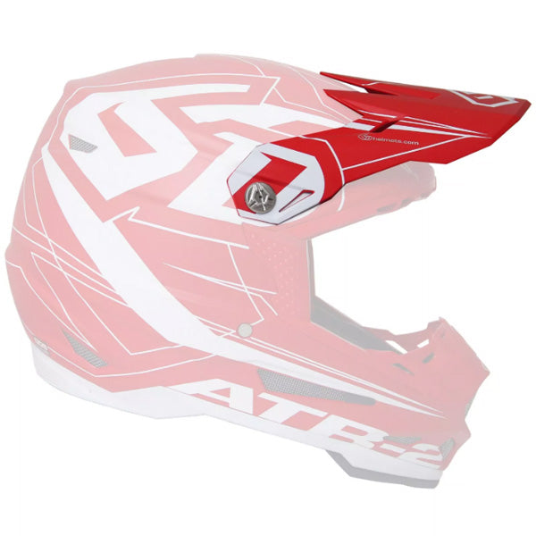 6D helmet red product view — with ODS impact management for angular and linear energy, ventilated and lightweight, SKU 72-6002.