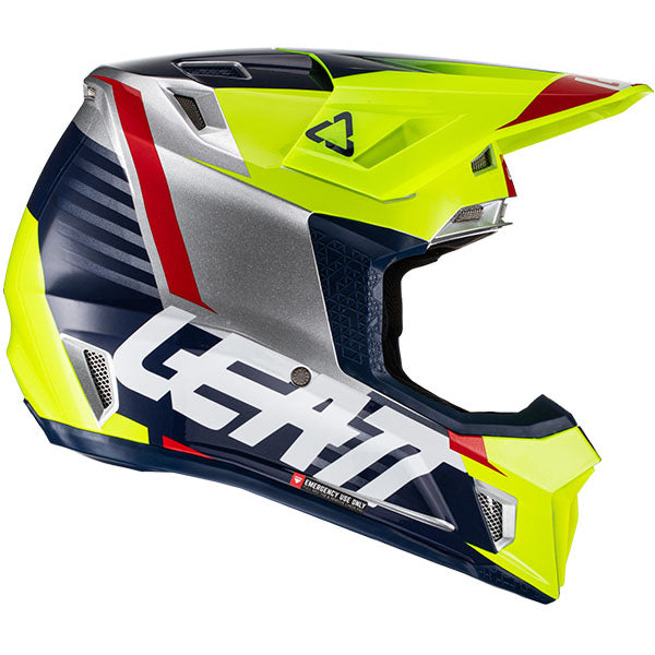 Product image of Leatt, Moto 7.5 V22 Helmet in Aqua, Colors: Aqua, Black, Cactus, Lime, White, Sizes: 2-2, SKU: 1022010140