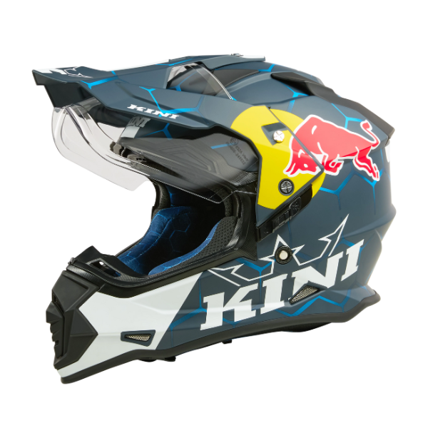 Product photo of O'Neal, Kini Red Bull ADV 1.0 Helmet, SKU K0818-002, color options Blue/White, sizes XS–2X