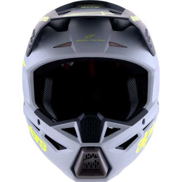 01109010, Alpinestars, S-M3 Radium Helmet, Black/Red Fluo/White Glossy, Gray/Black/Yellow Fluo Matte, Black/White/Gray Glossy, Sizes XS, SM, MD, LG, XL product photo