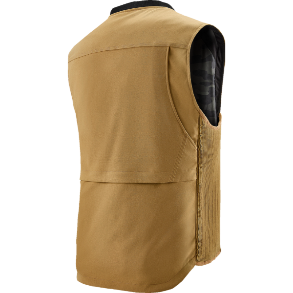 High-resolution studio image of Alpinestars - Tech-Air 3 v2 Canvas Vest; showing overall shape and visible design details; SKU 270114; Colors: Tan, Black
