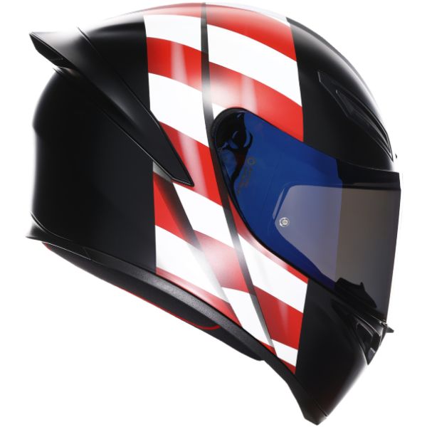 AGV street motorcycle full‑face helmet product view — lightweight, ventilated shell for impact protection and long‑ride comfort.
