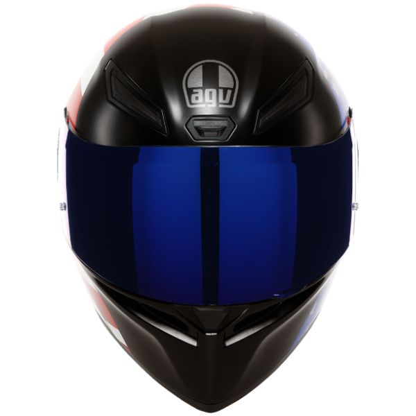 AGV street motorcycle full‑face helmet product view — lightweight, ventilated shell for impact protection and long‑ride comfort.