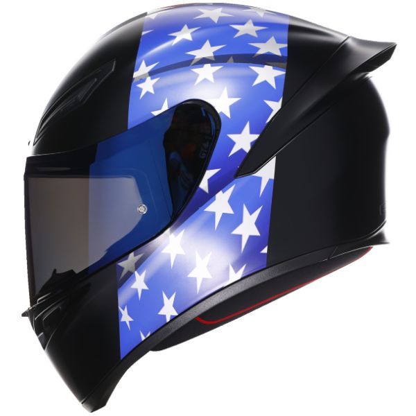 AGV street motorcycle full‑face helmet product view — lightweight, ventilated shell for impact protection and long‑ride comfort.