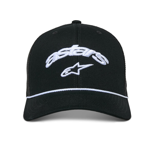 Studio photo on a white background of Alpinestars - Agree Trucker Hat; showing overall shape and visible design details; SKU 482-763