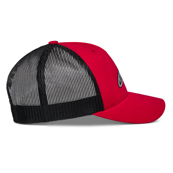 Clean studio shot of Alpinestars - Reflect Ageless Trucker Hat; showing overall shape and visible design details; SKU 482-763
