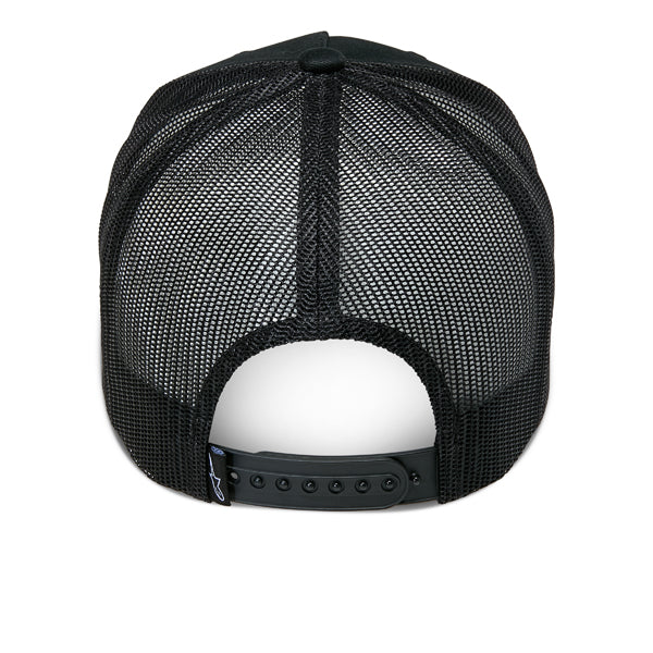 High-resolution studio image of Alpinestars - Ageless Trucker Hat; showing overall shape and visible design details; SKU 482-763