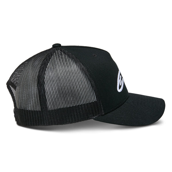 Studio photo on a white background of Alpinestars - Ageless Trucker Hat; showing overall shape and visible design details; SKU 482-763