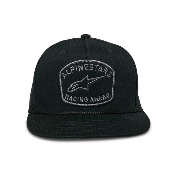 Studio photo on a white background of Alpinestars - Promptus Snapback Hat; showing overall shape and visible design details; SKU 482-763