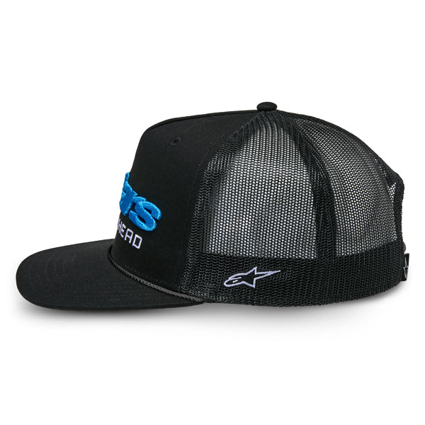 High-resolution studio image of Alpinestars - Notice Trucker Hat; showing overall shape and visible design details; SKU 482-76399