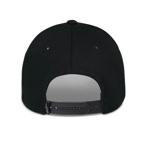 Professional studio photo of Alpinestars - Luminary Hat; showing overall shape and visible design details; SKU 482-764; Colors: Black, Aqua Blue
