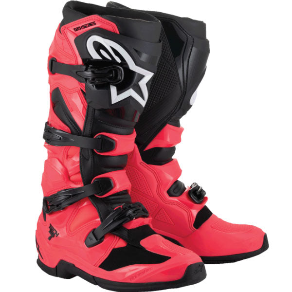 34103271, Alpinestars, Tech 7 Boots, Black/Red Fluo/Pink Fluo, Sizes 5-16 product photo