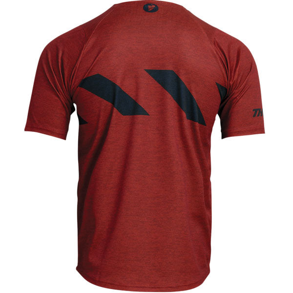 Product image of Thor - Assist Hazard Jersey (MTB) SKU:50200002 | Sizes: SM–XL | Designed for Mountain Bike, BMX and E-Bike riders | Available at BTO Sports