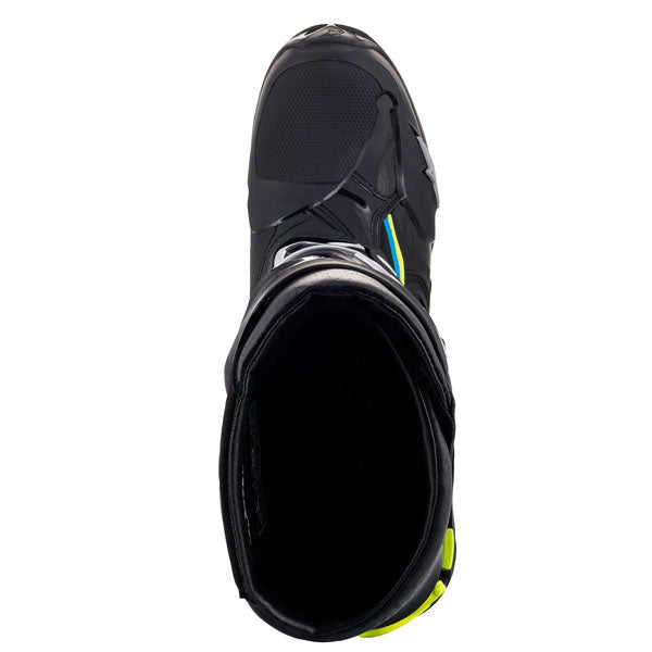 482-01609, Alpinestars, Tech 10 Supervented Boots, Orange Fluo/Black/White, Sizes 7, 8, 9, 10, 11, 12, 13, 14 product photo
