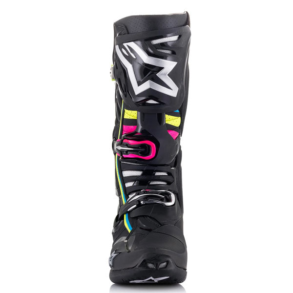 482-01607, Alpinestars, Tech 10 Supervented Boots, Orange Fluo/Black/White, Sizes 7, 8, 9, 10, 11, 12, 13, 14 product photo