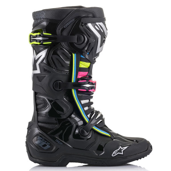 482-0016113, Alpinestars, Tech 10 Supervented Boots, Orange Fluo/Black/White, Sizes 7, 8, 9, 10, 11, 12, 13, 14 product photo