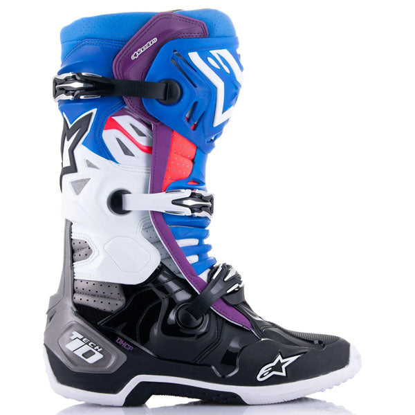 482-01611, Alpinestars, Tech 10 Supervented Boots, Blue/Black/White, Sizes 7, 8, 9, 10, 11, 12, 13, 14 product photo