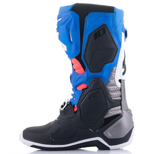 482-01612, Alpinestars, Tech 10 Supervented Boots, Blue/Black/White, Sizes 7, 8, 9, 10, 11, 12, 13, 14 product photo