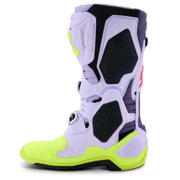 34103010, Alpinestars, Tech 10 Supervented Boots, Night Navy/White/Rainbow, Purple/Yellow Fluo/Diva Pink, Orange Fluo/Black/White, White, Black product photo