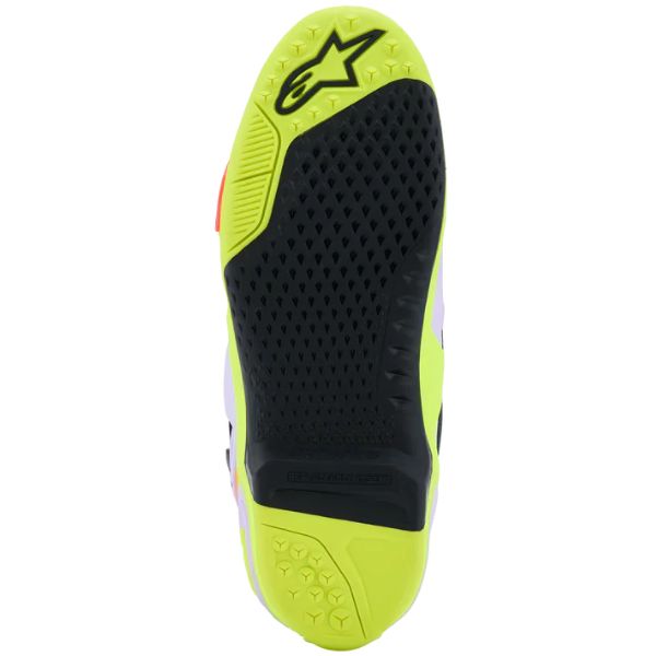 34103014, Alpinestars, Tech 10 Supervented Boots, Night Navy/White/Rainbow, Purple/Yellow Fluo/Diva Pink, Orange Fluo/Black/White, White, Black product photo