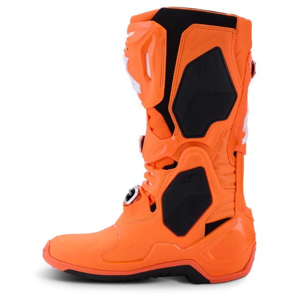482-0016009, Alpinestars, Tech 10 Supervented Boots, Night Navy/White/Rainbow, Purple/Yellow Fluo/Diva Pink, Orange Fluo/Black/White, White, Black product photo