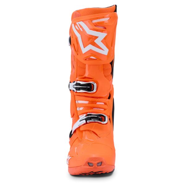 482-0016010, Alpinestars, Tech 10 Supervented Boots, Night Navy/White/Rainbow, Purple/Yellow Fluo/Diva Pink, Orange Fluo/Black/White, White, Black product photo