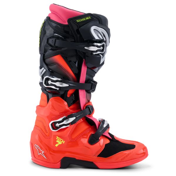34103269, Alpinestars, Tech 7 Boots, Black, White/Black, Black/Light Gray/Orange Fluo/Magenta, Black/Red Fluo/Pink Fluo, Bright Red, more, Sizes product photo