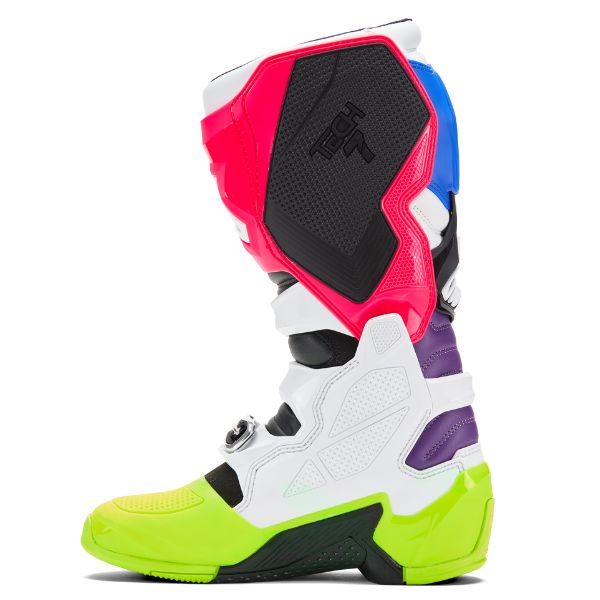 Product image of Alpinestars 2012025 9230 Tech 7 LE Hay Boot Multi BTO Sports 5 motocross boots showing design and colorway | Available at BTO Sports