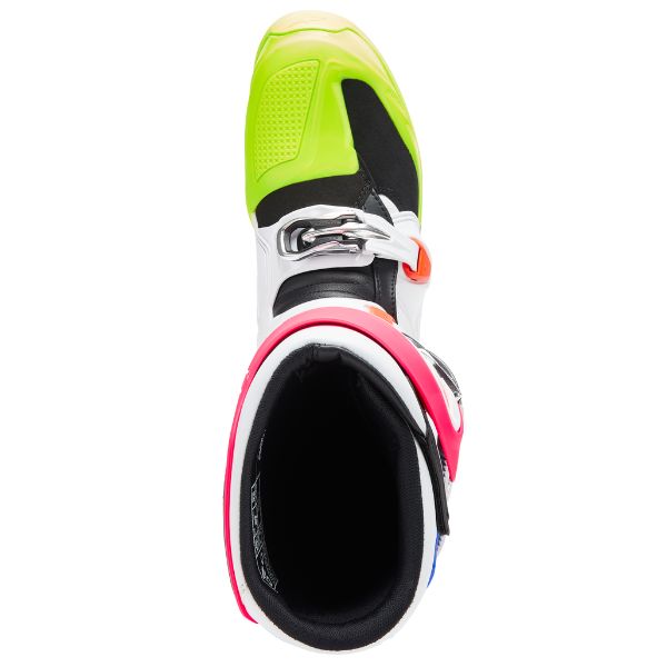 Product image of Alpinestars 2012025 9230 Tech 7 LE Hay Boot Multi BTO Sports 6 motocross boots showing design and colorway | Available at BTO Sports