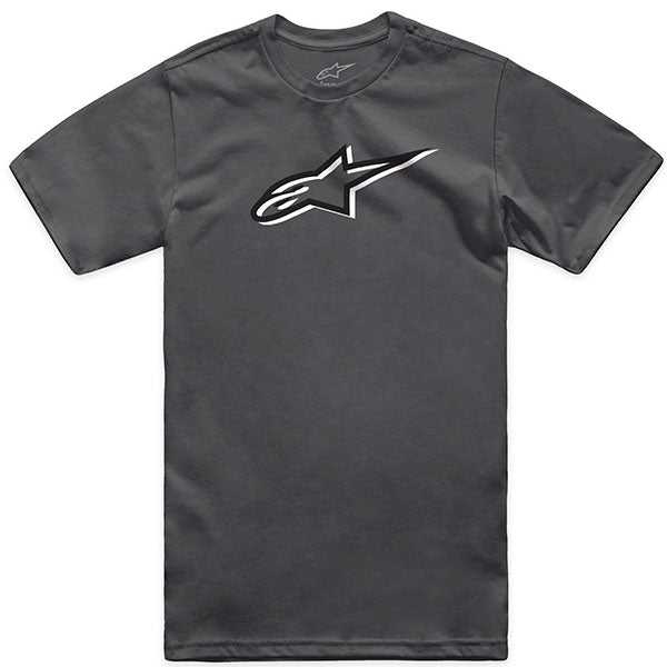 Crisp studio image on a white background of Alpinestars Ageless Shadow CSF T-Shirt; showing tee fit, printed graphics, and crew neckline; SKU 482-76290S
