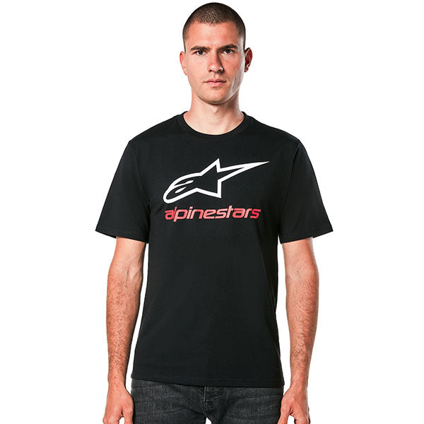 Crisp studio image on a white background of Alpinestars Always 2.0 CSF T-Shirt; showing tee fit, printed graphics, and crew neckline; SKU 482-76293S