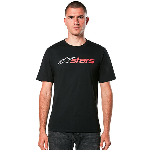 Crisp studio image on a white background of Alpinestars Blaze 2.0 CSF T-Shirt; showing tee fit, printed graphics, and crew neckline; SKU 303023666