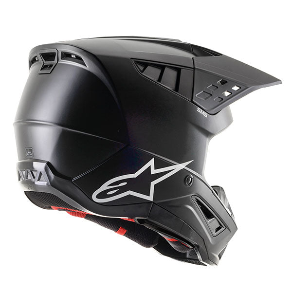 White Glossy product view, lightweight off‑road motorcycle helmet with ventilation and impact protection