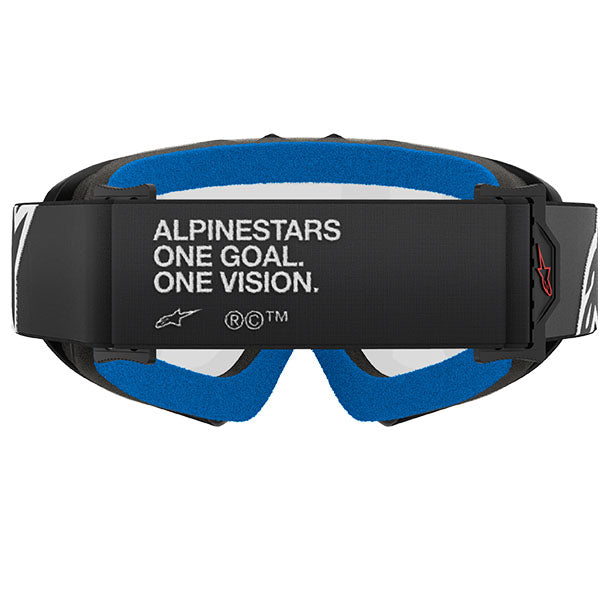Product image of Alpinestars BTO Sports 5140125 1425 b Vision Youth Corp Goggle Black Clear motocross goggles showing frame design, lens style, and colorway