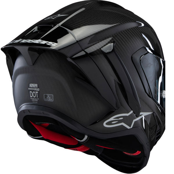 Black Carbon Glossy & Matte product view, lightweight off‑road motorcycle helmet with ventilation and impact protection