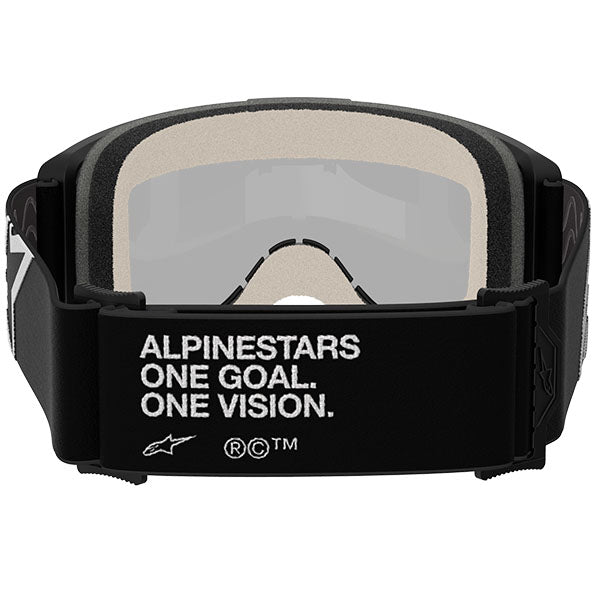 Product image of Alpinestars BTO Sports 0006 5101825 1456 b Vision 5 Corp Goggle Black Mirror Silver motocross goggles showing frame design, lens style, and colorway