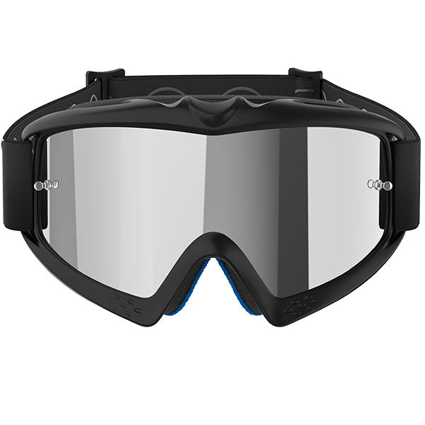 Product image of Alpinestars BTO Sports 5140225 1456 d1 Vision Youth Corp Goggle Black Mirror Silver motocross goggles showing frame design, lens style, and colorway
