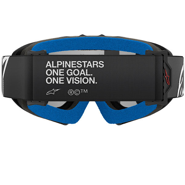 Product image of Alpinestars BTO Sports 5140225 1456 b Vision Youth Corp Goggle Black Mirror Silver motocross goggles showing frame design, lens style, and colorway