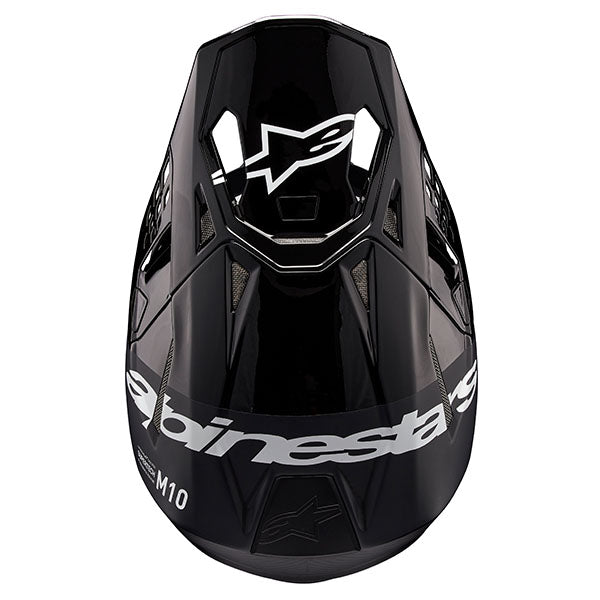 01108584, Alpinestars, Supertech M10 Flood Helmet, Black/Dark Gray Matte & Glossy, Red Fluo/Red Matte & Glossy, Met Blue/Med Blue/Black Carbon Matt product photo