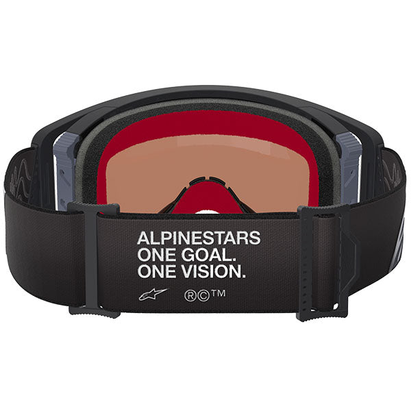 Product image of Alpinestars BTO Sports 0027 5100325 1513 b Supertech Corp Goggle Abs V Black Grey Mirror Silver motocross goggles showing frame design, lens style, and colorway
