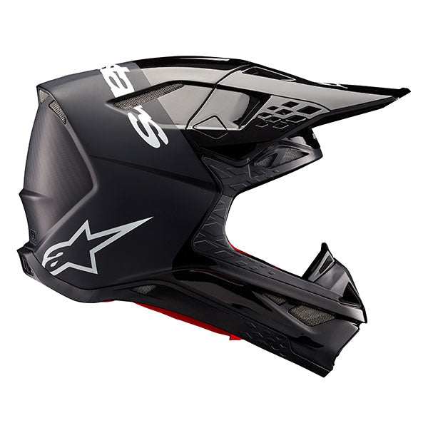 01108588, Alpinestars, Supertech M10 Flood Helmet, Black/Dark Gray Matte & Glossy, Red Fluo/Red Matte & Glossy, Met Blue/Med Blue/Black Carbon Matt product photo