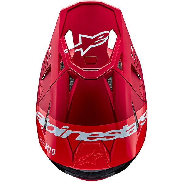 482-00184L, Alpinestars, Supertech M10 Flood Helmet, Black/Dark Gray Matte & Glossy, Red Fluo/Red Matte & Glossy, Met Blue/Med Blue/Black Carbon product photo